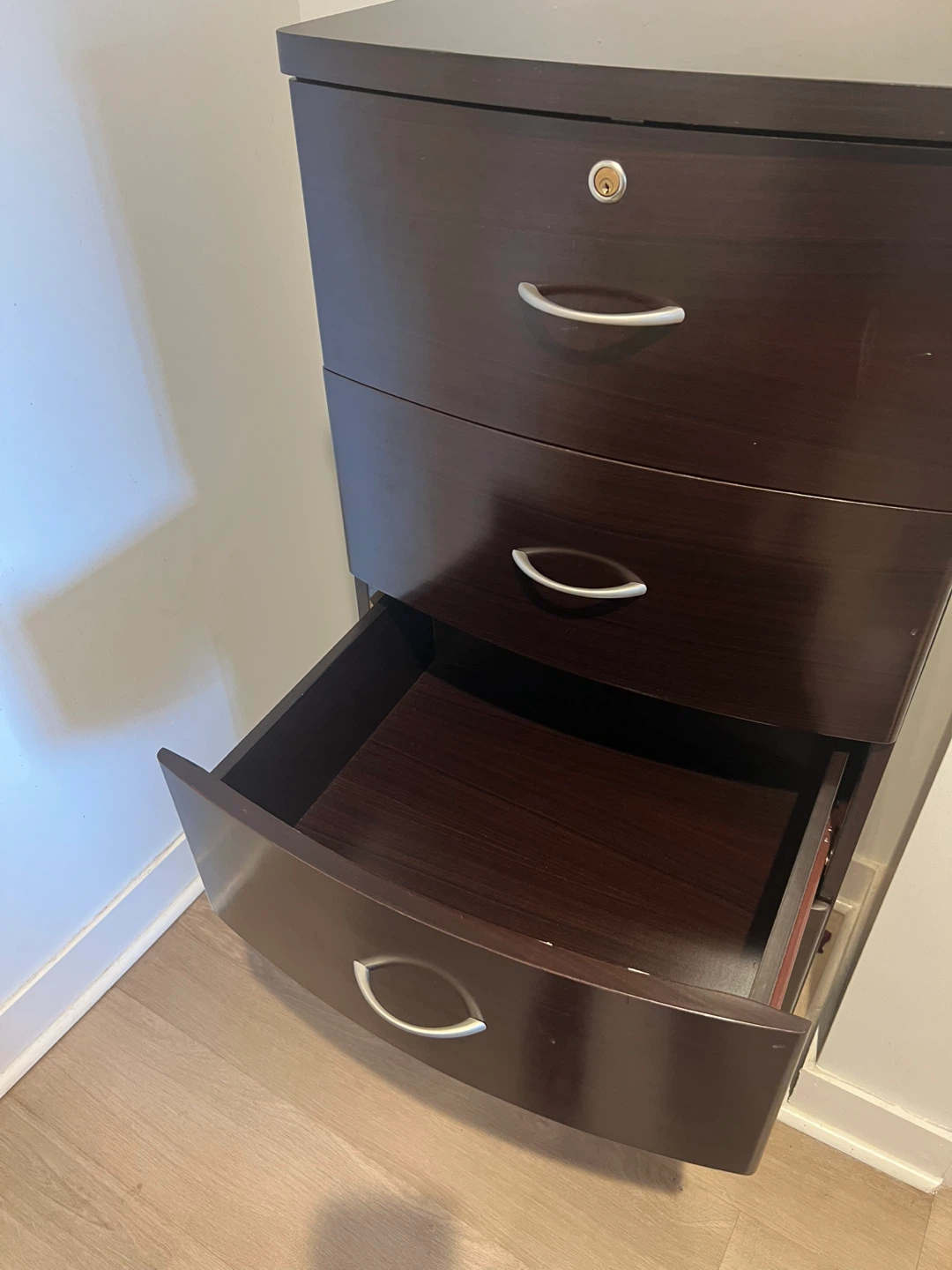 Dark Brown 5-Drawer Chest - photo 3