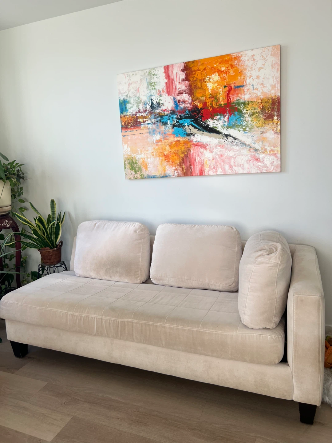 Beige Sofa - SATURDAY MORNING DELIVERY (11/29)
