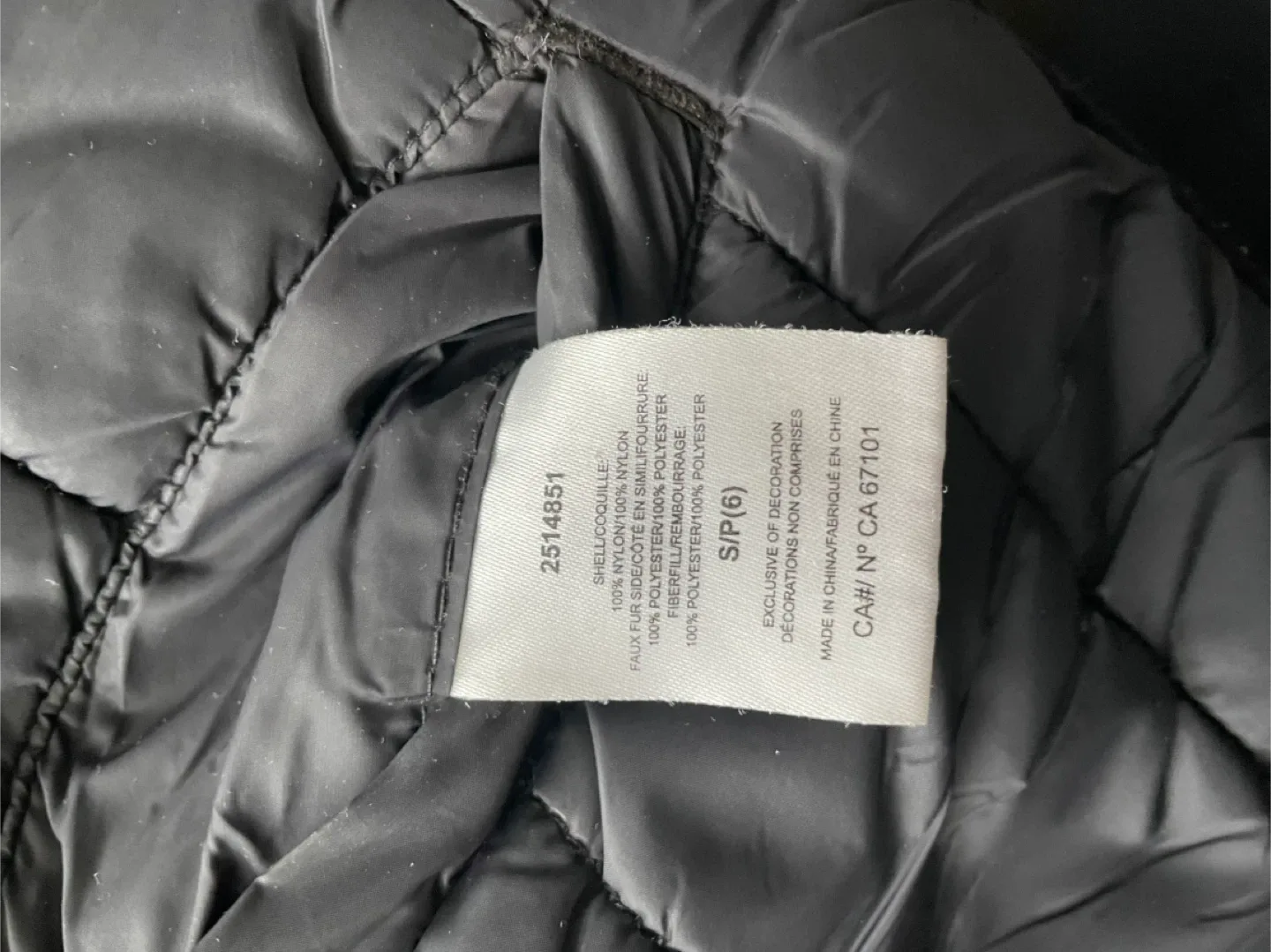 Eddie Bauer Black Puffer Jacket - Size S image indicator(4)
