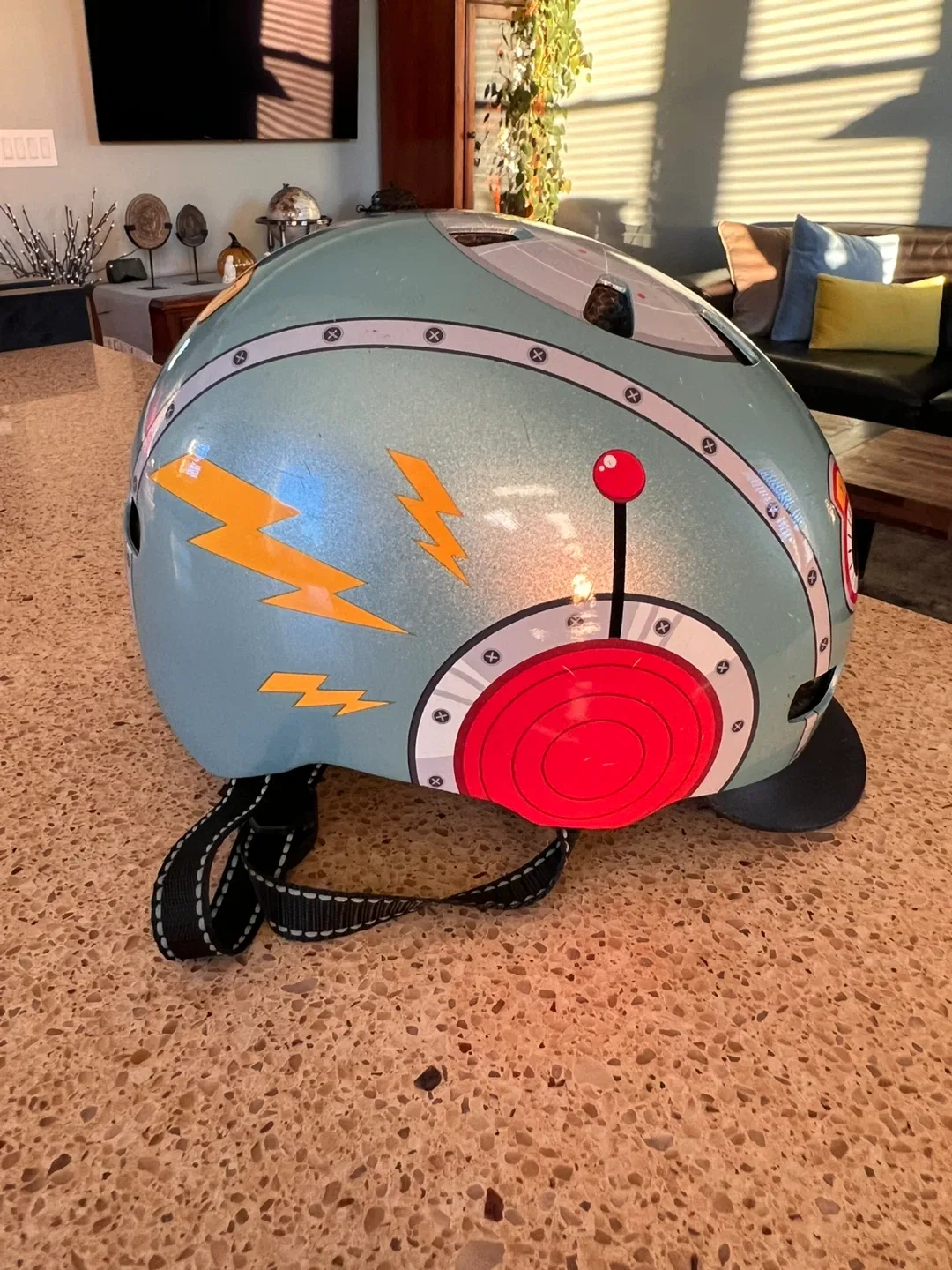 Nutcase 'Little Nutty' Kids Helmet - Robot Design thumbnail
