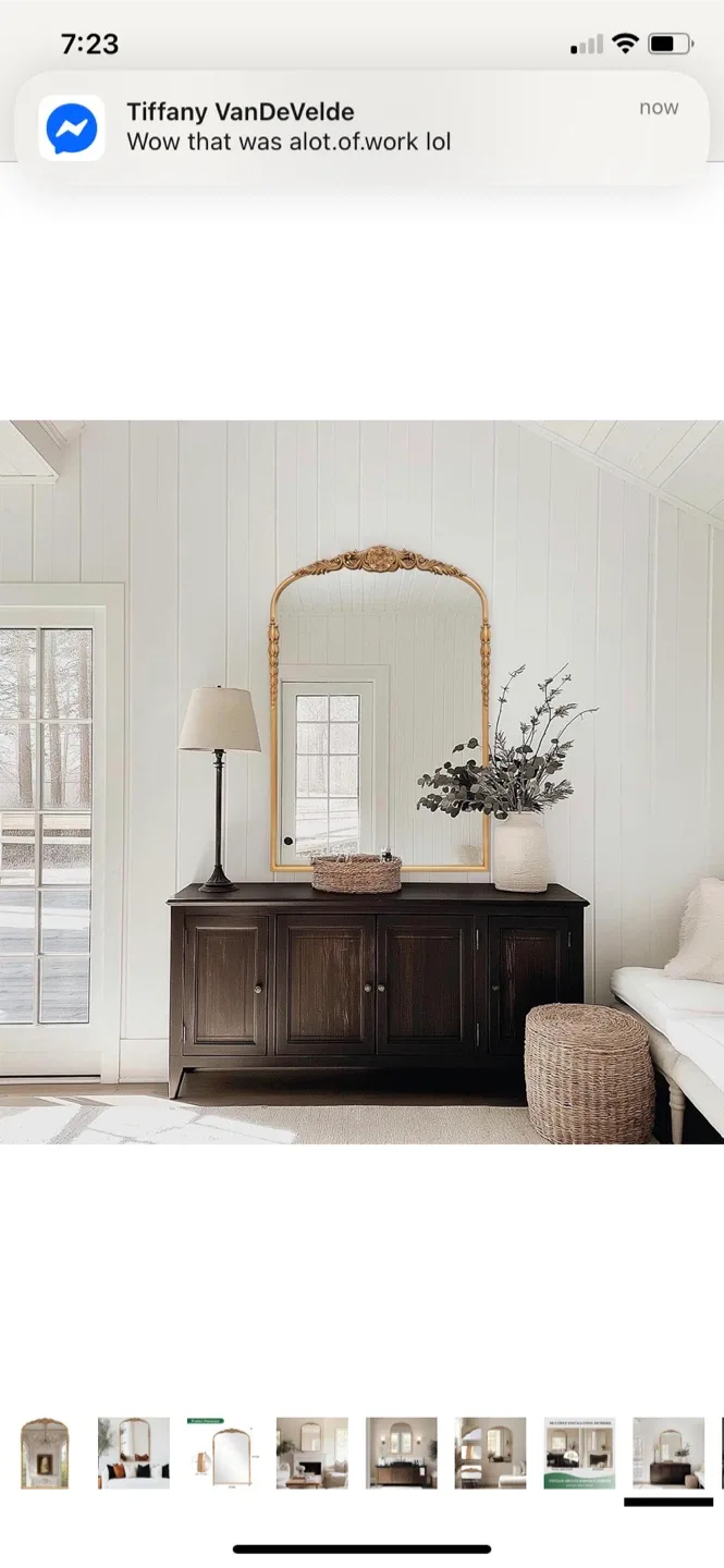 Vintage Baroque Mirror - 24x36 inch image indicator(5)