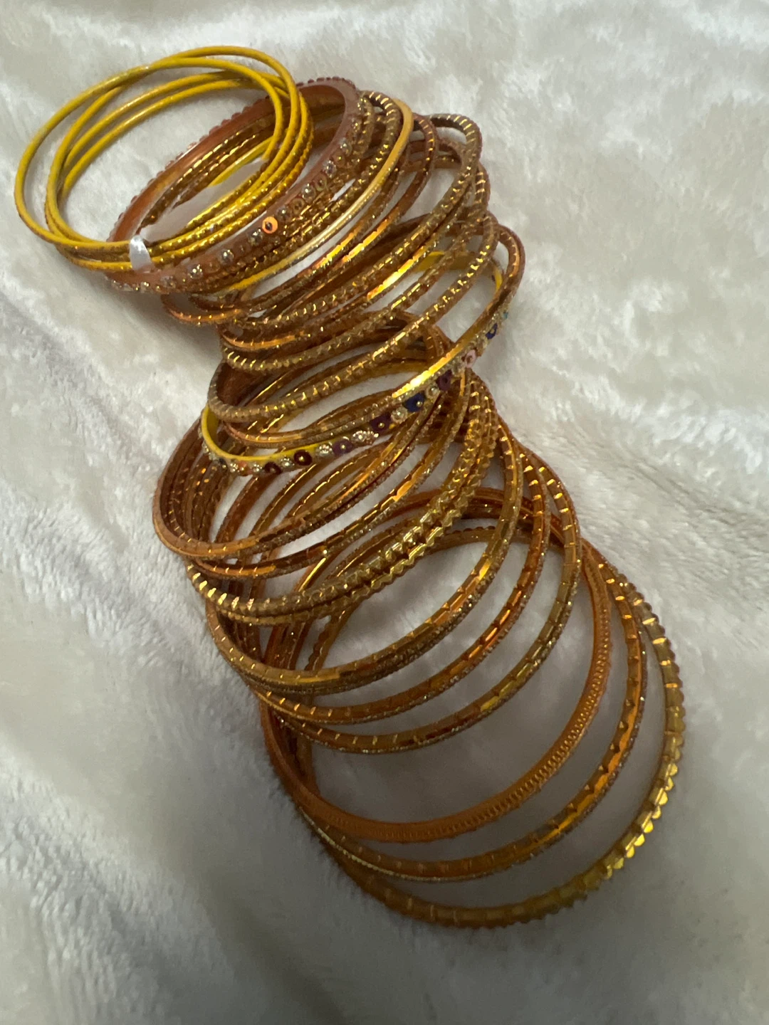 Set of Gold Bangles - photo 4