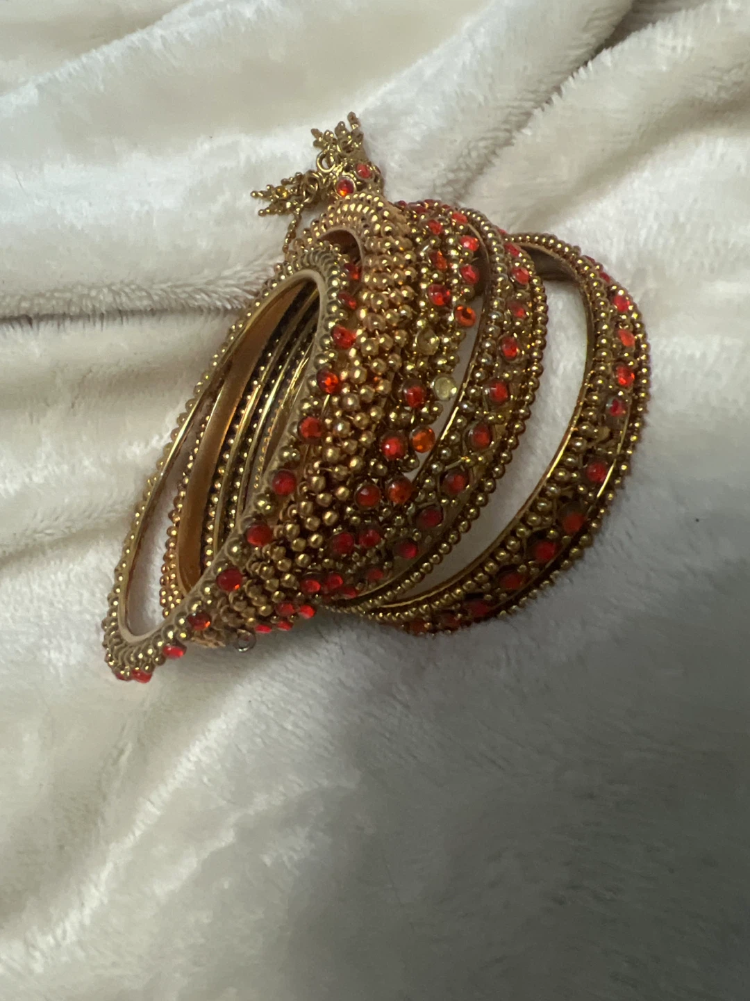 Set of Gold Bangles - photo 2