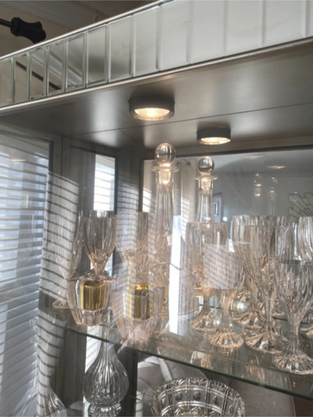 Mirrored Display Cabinet