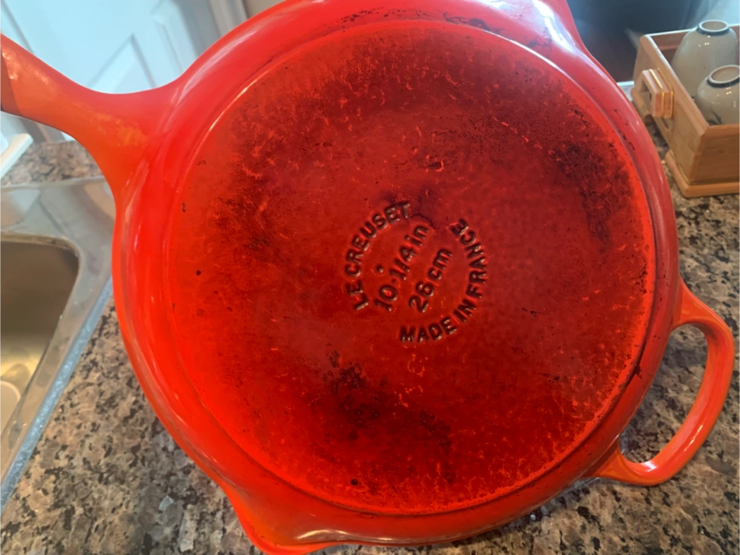 Le Creuset Skillet 10 1/4 in (26 cm) Orange - photo 2