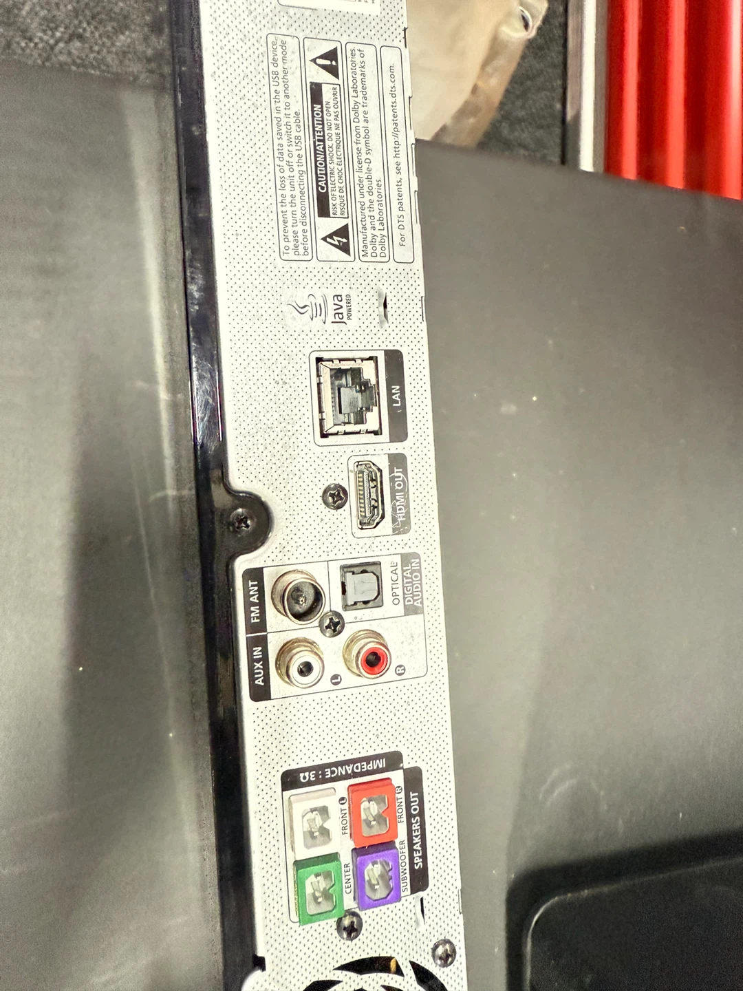 Samsung Home Theater System - photo 4