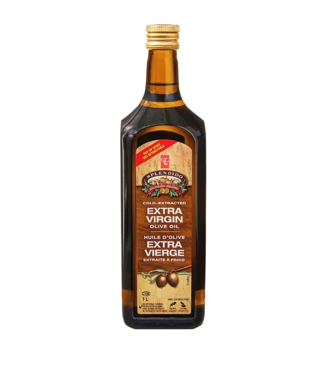 Brand New PC Splendido Extra Virgin Olive Oil - 1L thumbnail