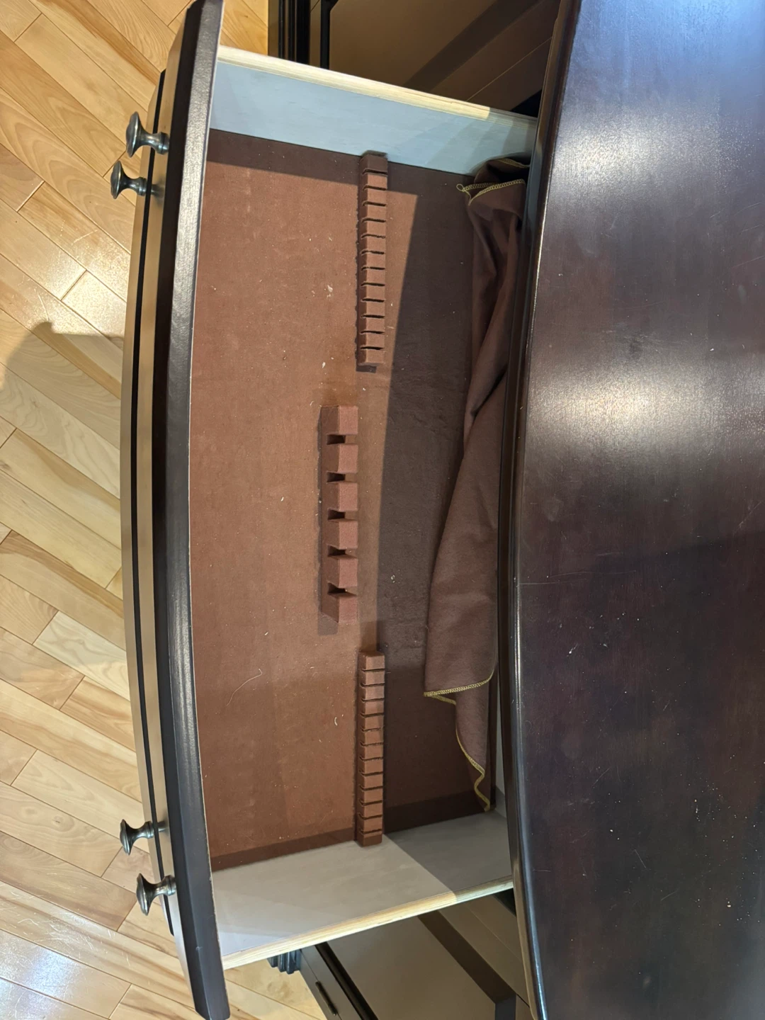 Dark Brown Wood Buffet/Sideboard