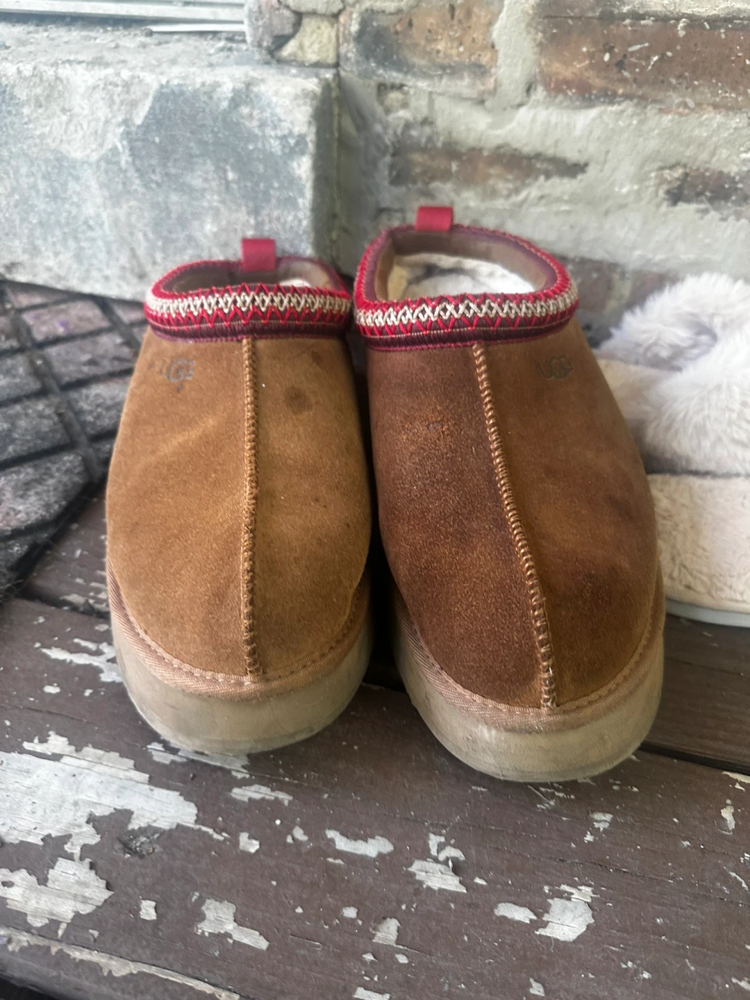 UGG Brown Suede Clogs