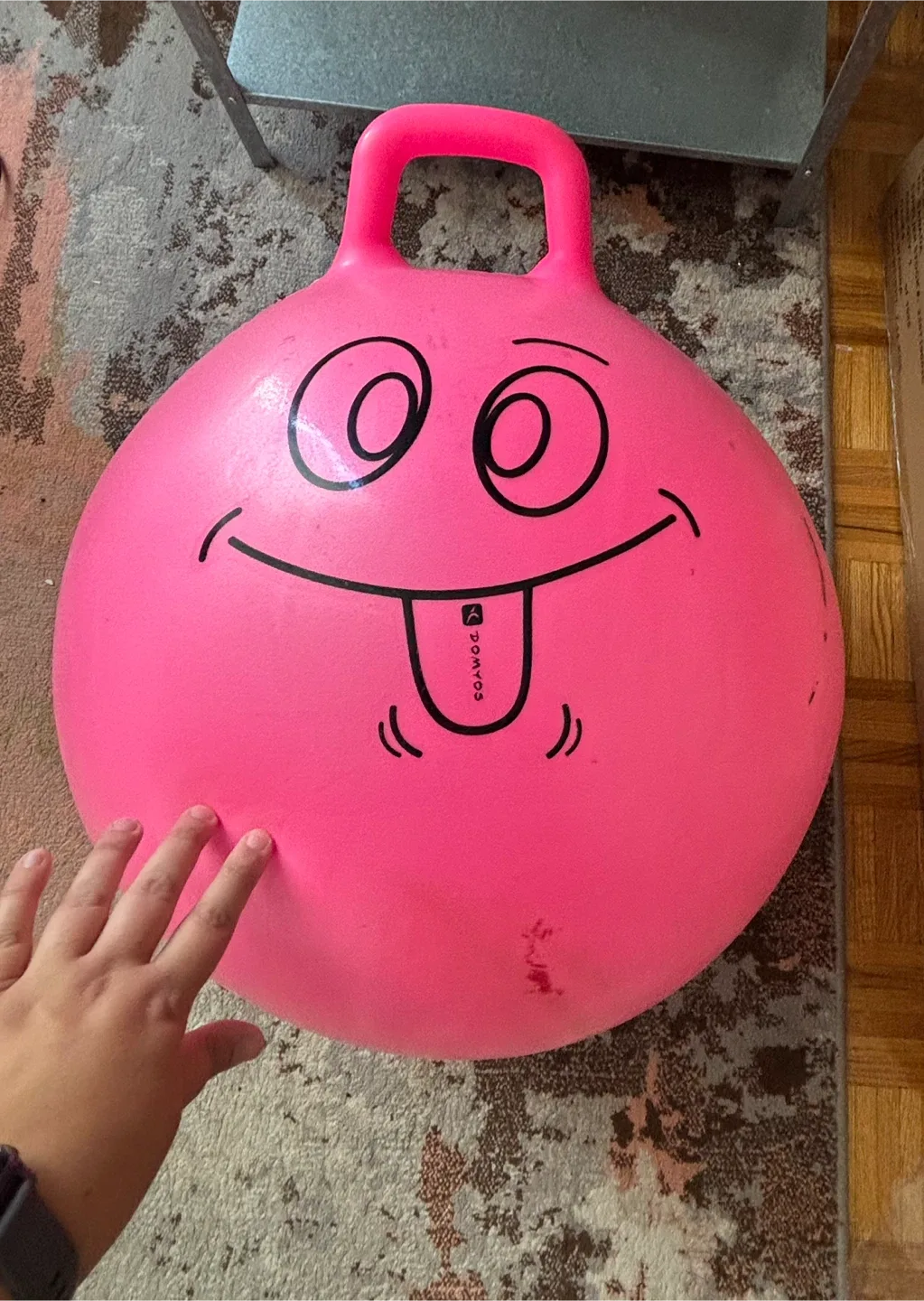 DOMYOS Pink Bouncy Hopper Ball image indicator(2)