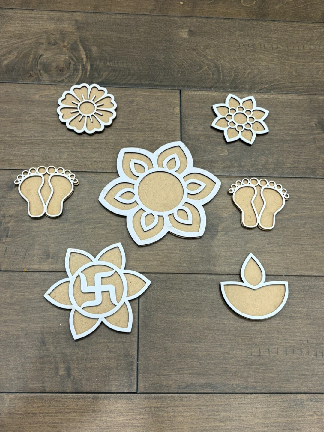resusable mdf Rangoli - Diwali
