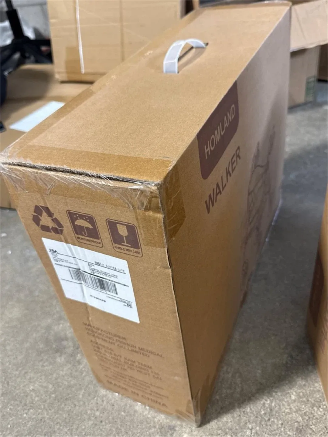 Homland Walker rollator with Seat - Red image indicator(5)