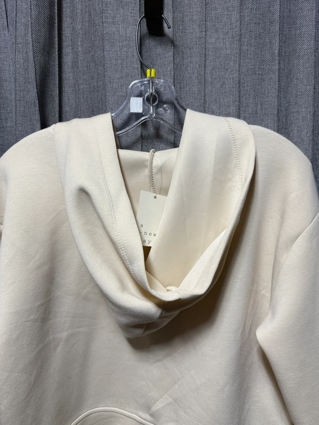 A New Day Cream Cropped Hoodie - Size S image indicator(4)