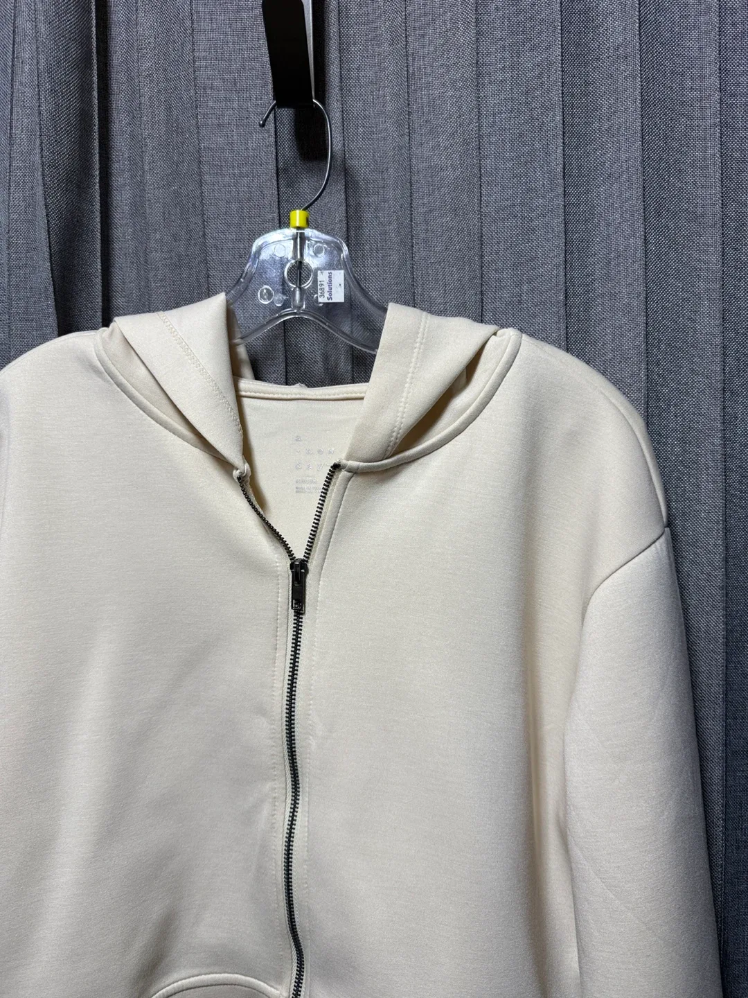 A New Day Cream Cropped Hoodie - Size S image indicator(3)