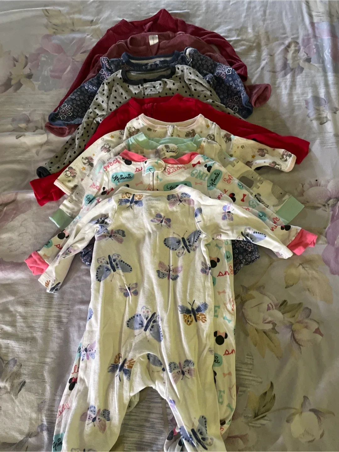 Baby Onesies Lot - Mixed Sizes & Brands thumbnail