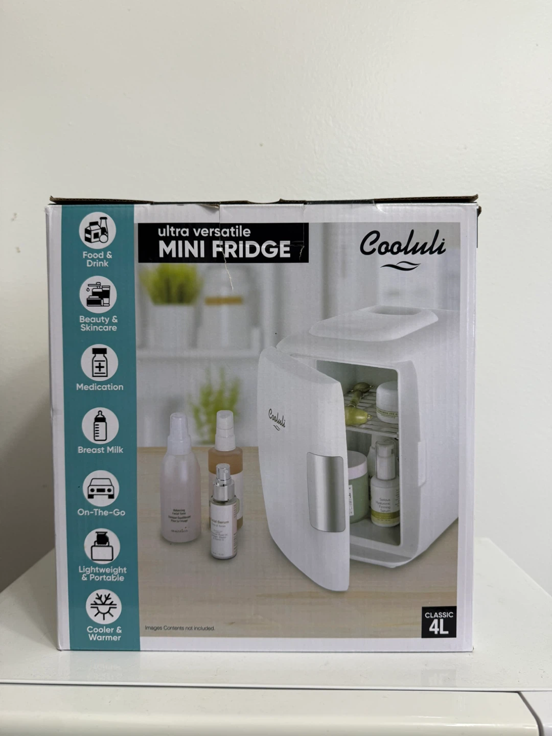 Cooluli Classic 4L Mini Fridge - Versatile!
