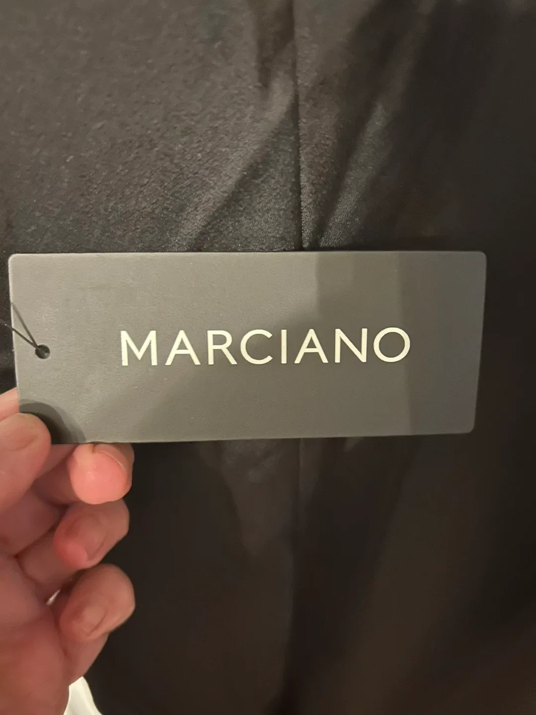 NWT GUESS by Marciano black Diane maxi gown dress image indicator(8)