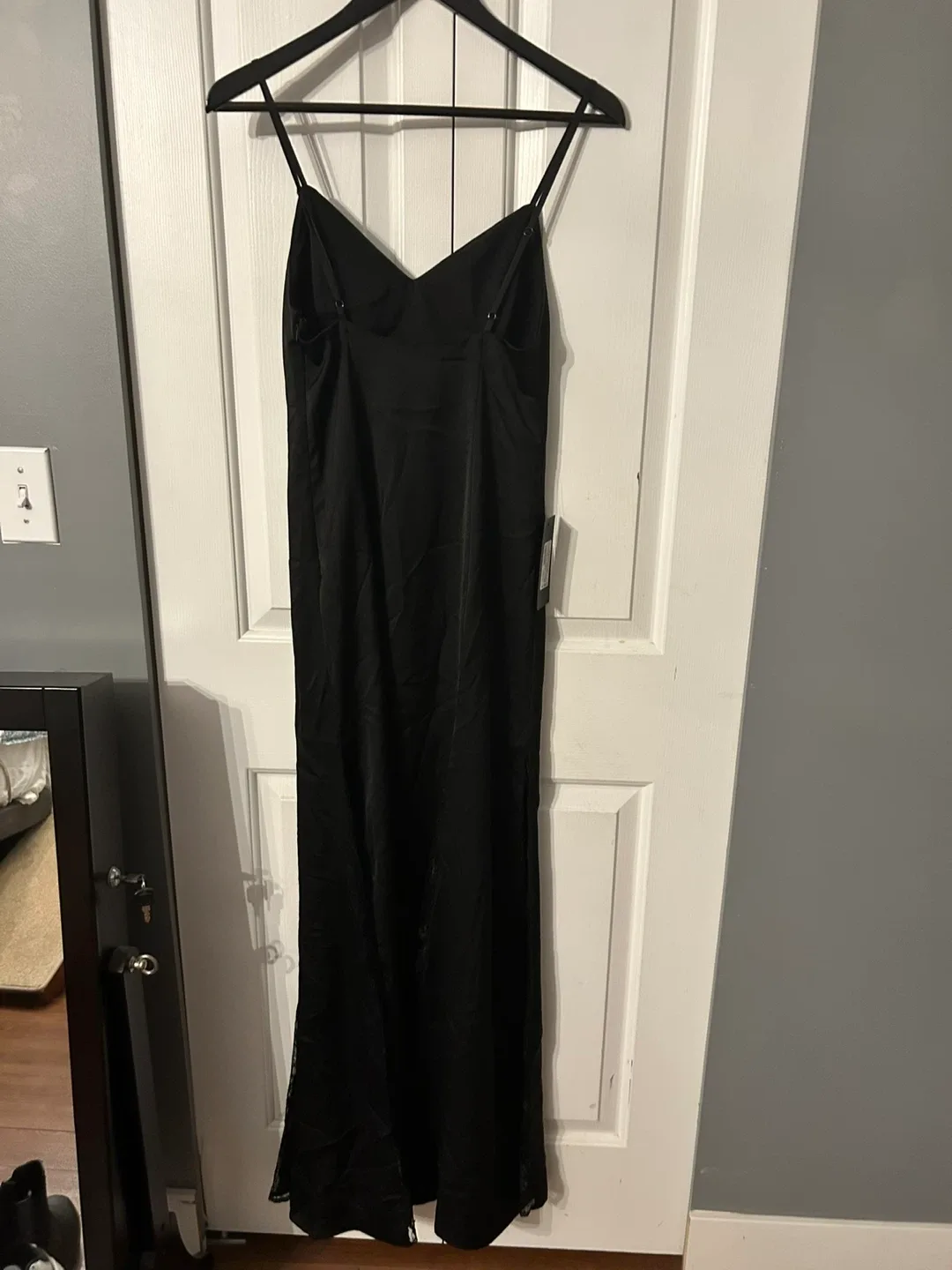 NWT GUESS by Marciano black Diane maxi gown dress image indicator(6)