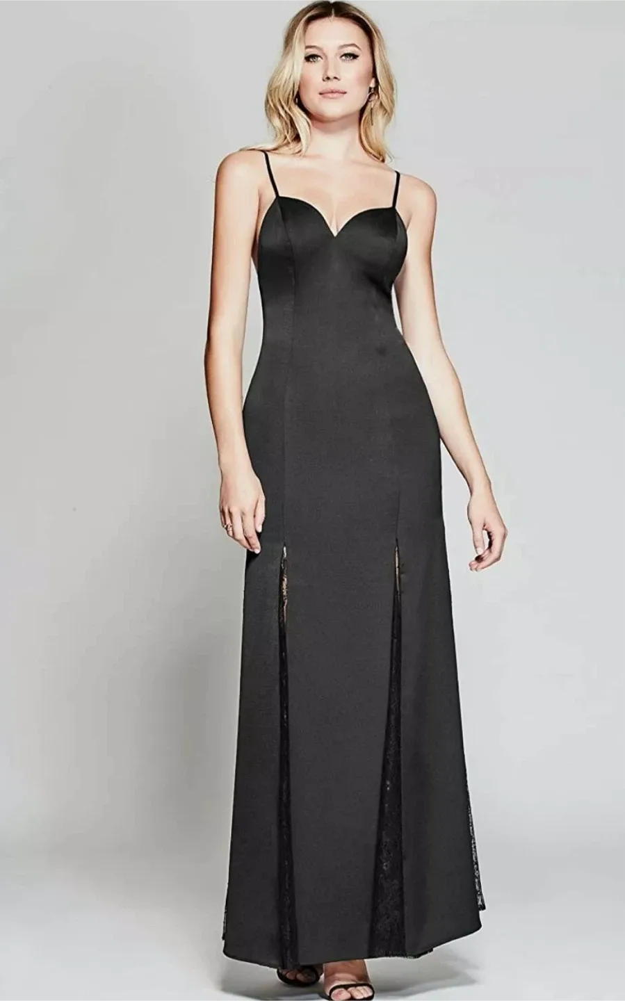 NWT GUESS by Marciano black Diane maxi gown dress image indicator(3)
