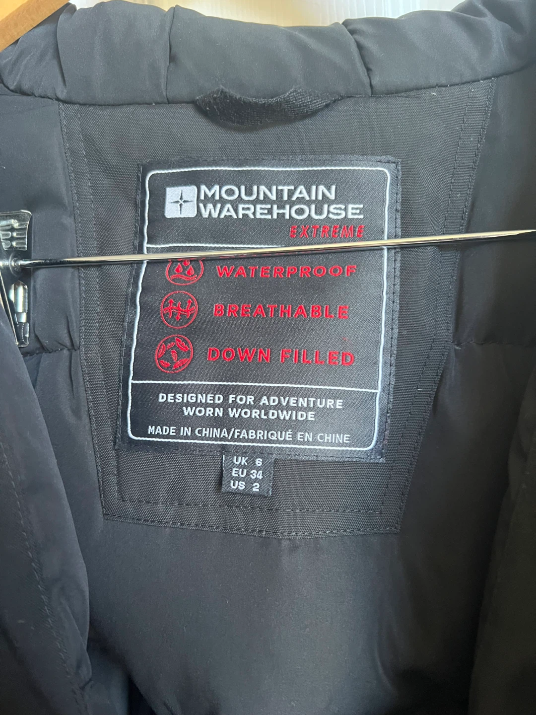 Mountain Warehouse Extreme Down filled coat size xs - photo 4