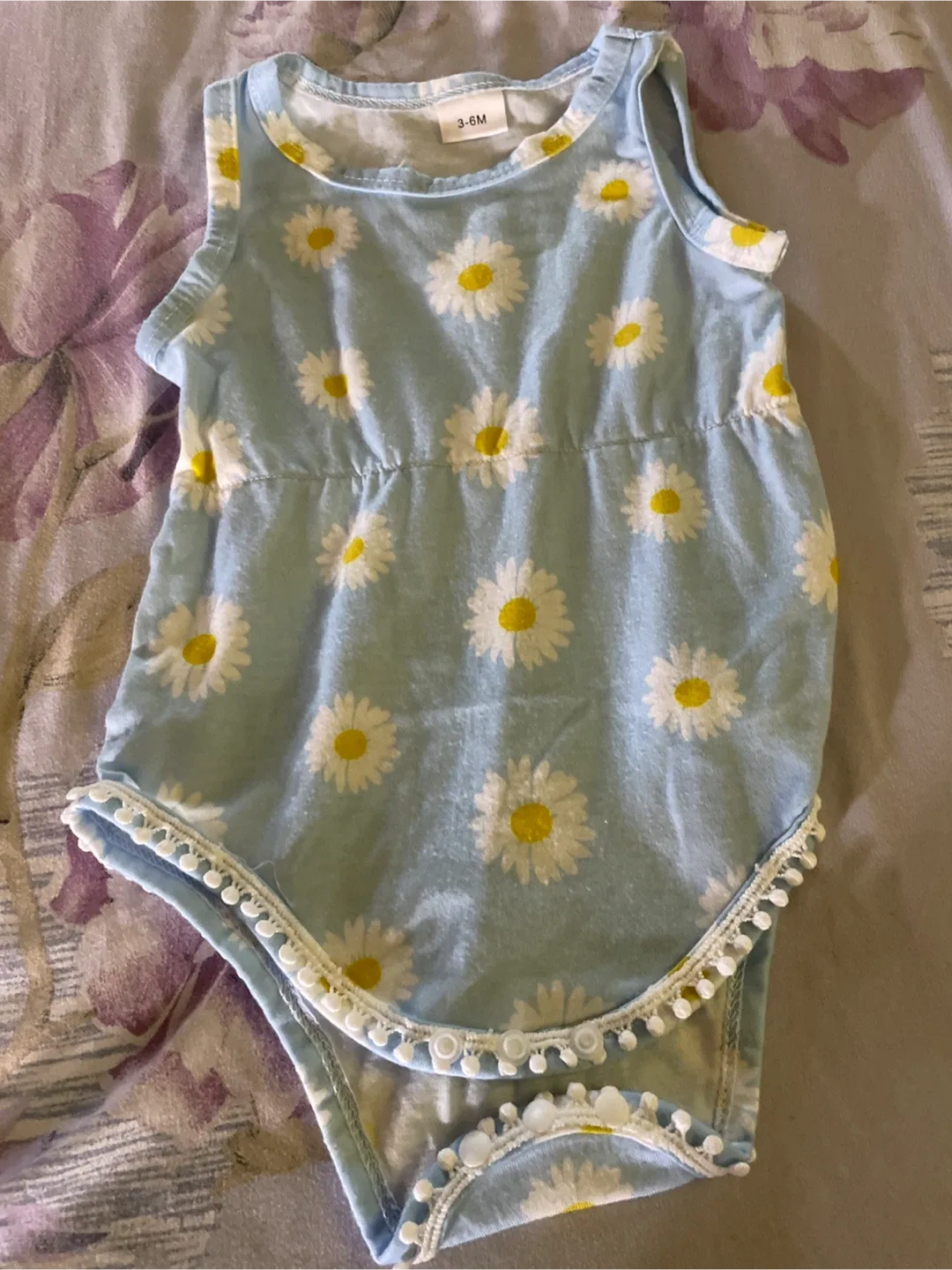 Baby Sleeveless Romper 3-6M thumbnail