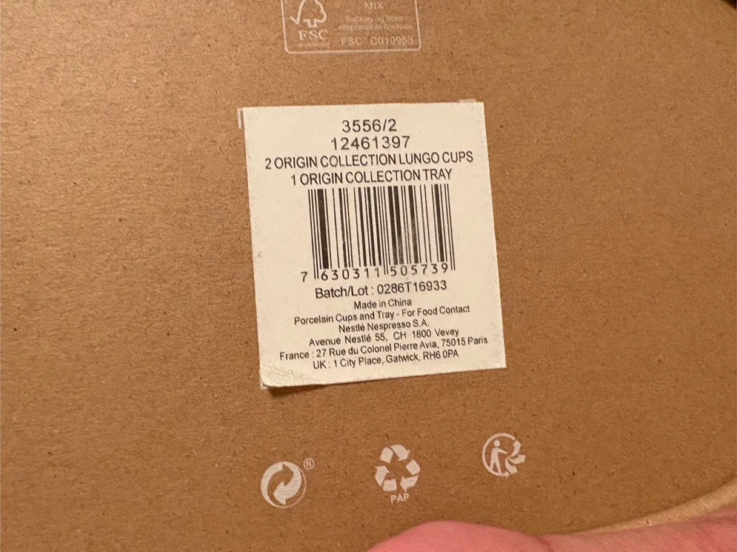 Nespresso Origin Collection Lungo Cups + Tray image indicator(3)