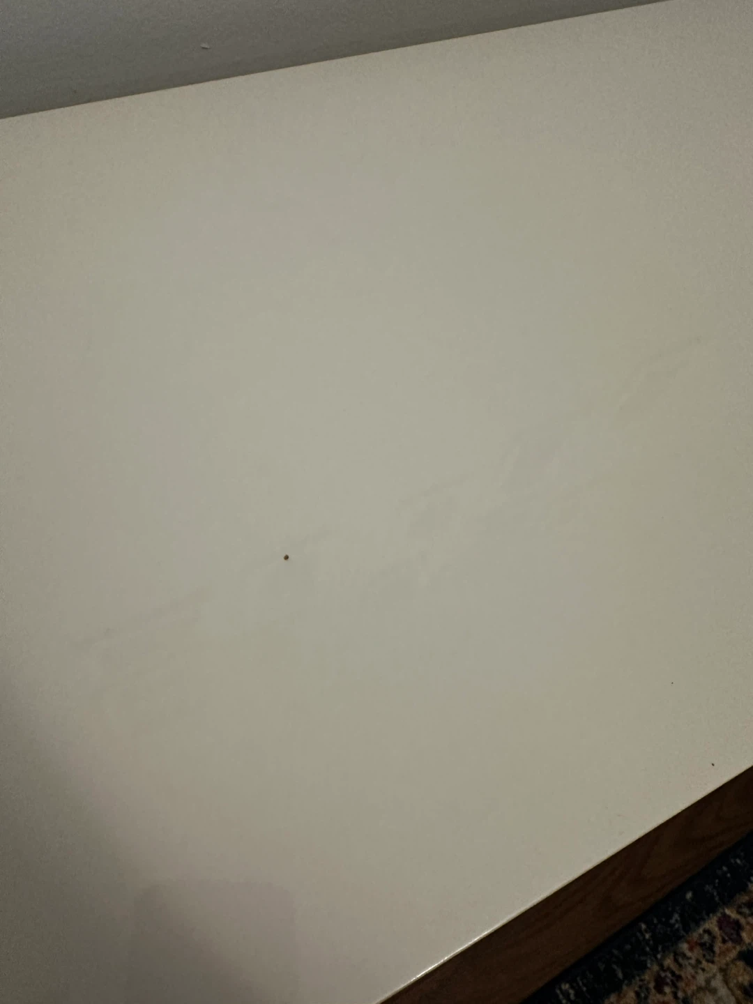 White IKEA Console with Shelf - photo 4