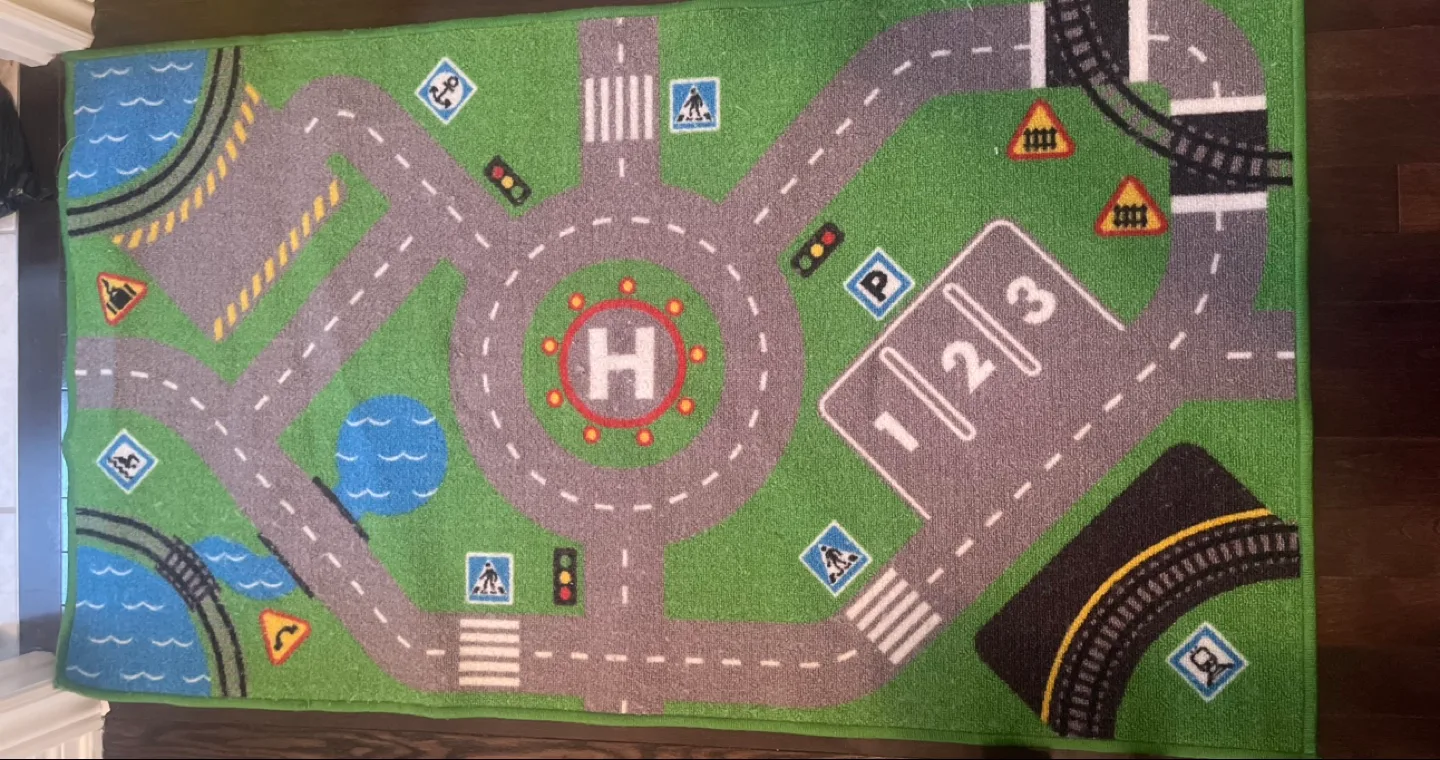 Kids Road Traffic Play Mat Rug image indicator(2)