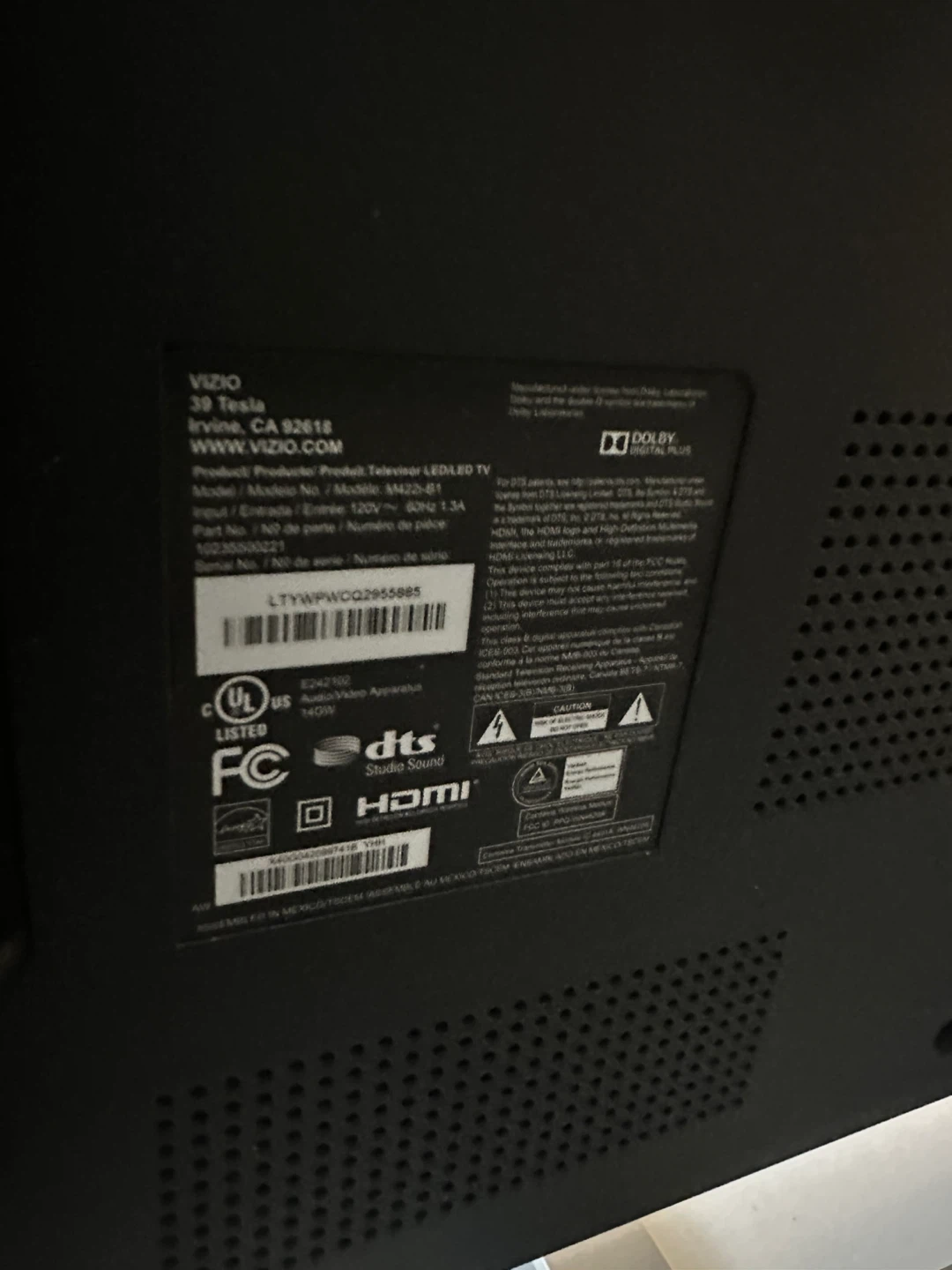 Vizio M422-B1 39" TV - photo 4