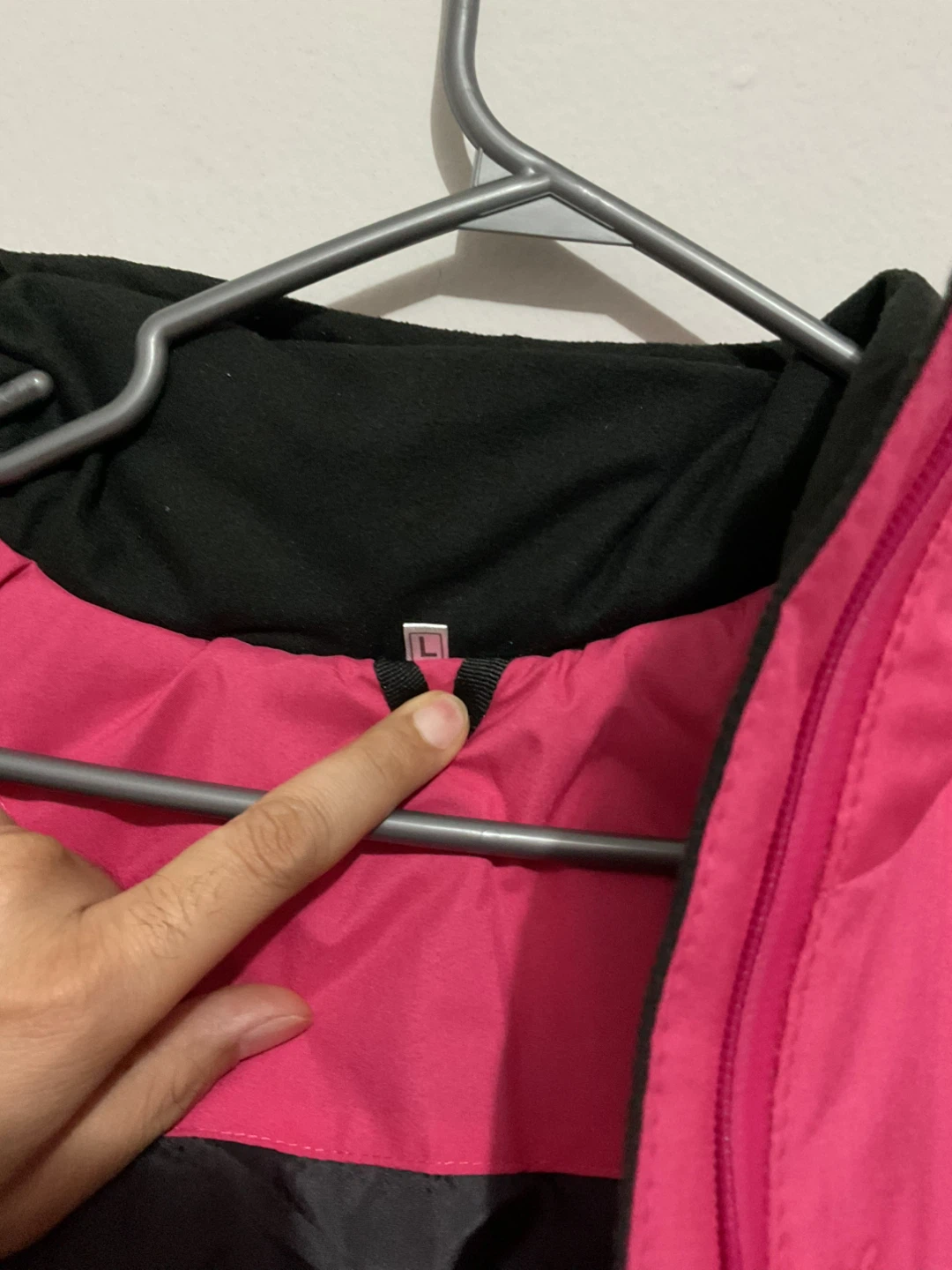 Foodora Pink & Grey Jacket - Size L - photo 3