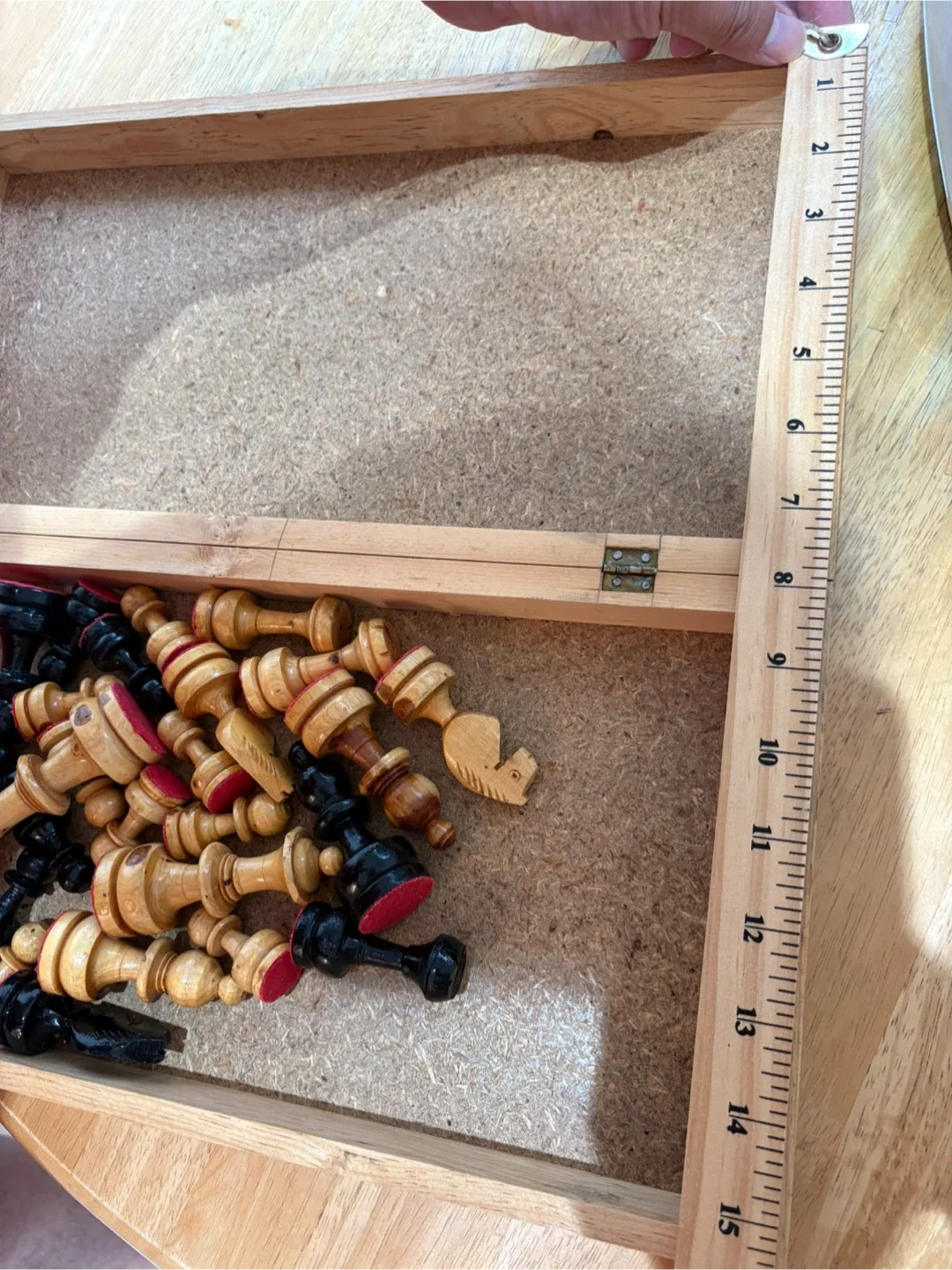 Wooden Chess Set with Board and Pieces image indicator(3)