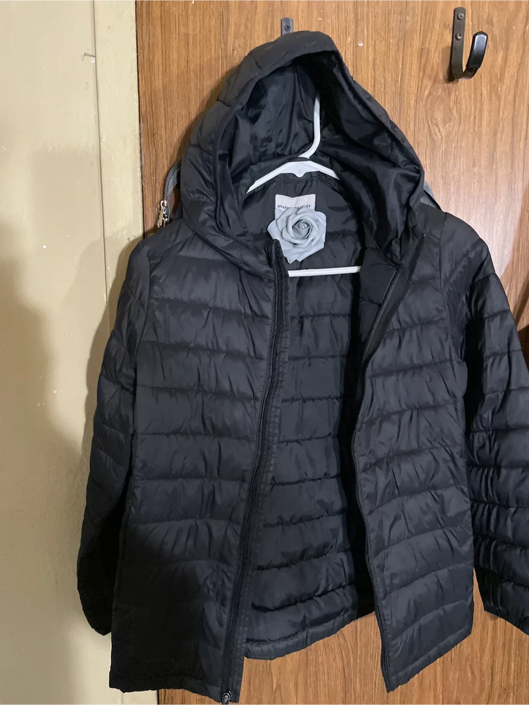 Black Puffer Jacket for boys thumbnail