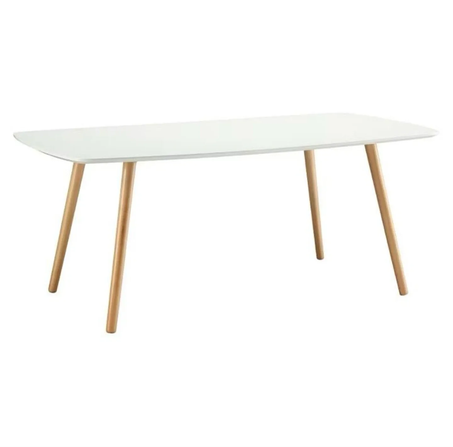 White Rectangular Coffee Table thumbnail