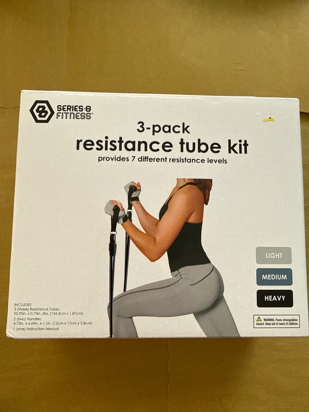 Series-8 Fitness 3-Pack Resistance Tube Kit - New thumbnail