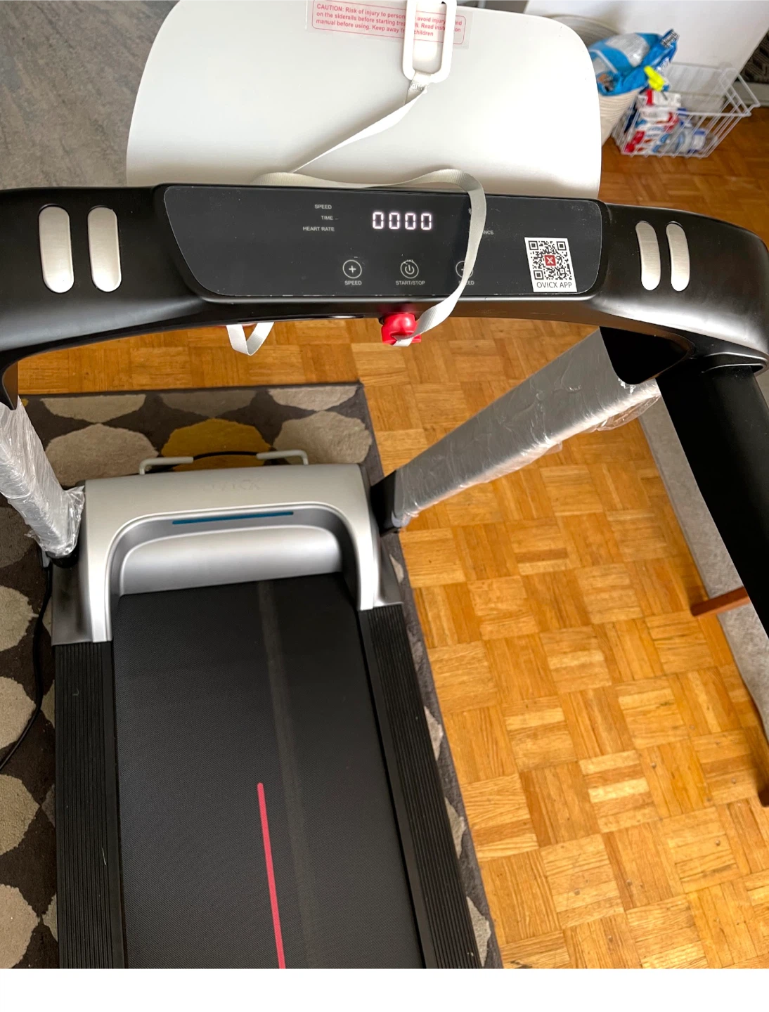 OVICX Q100 Foldable Treadmill - Compact & Powerful - photo 5