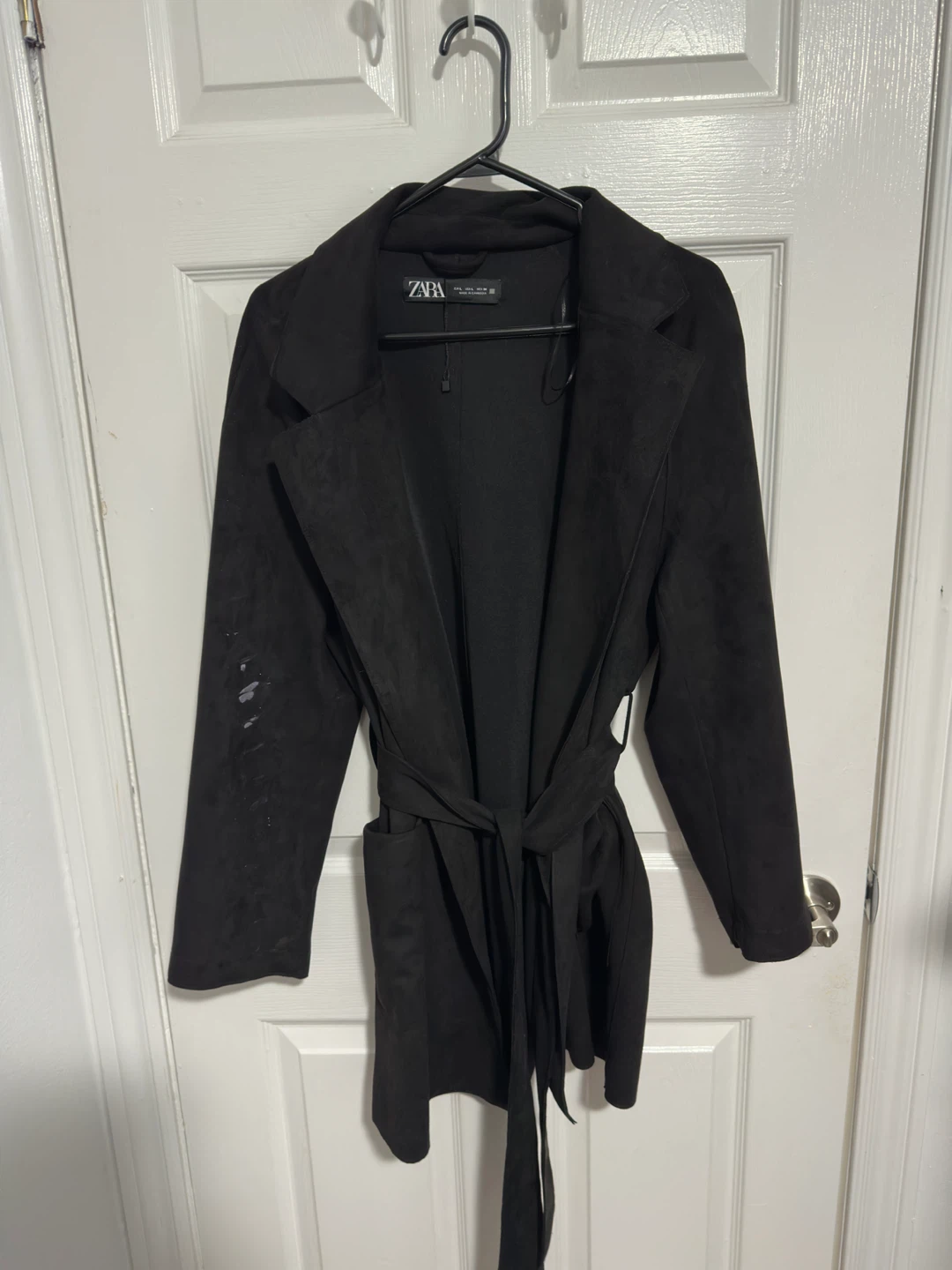 Zara Black Coat Size L
