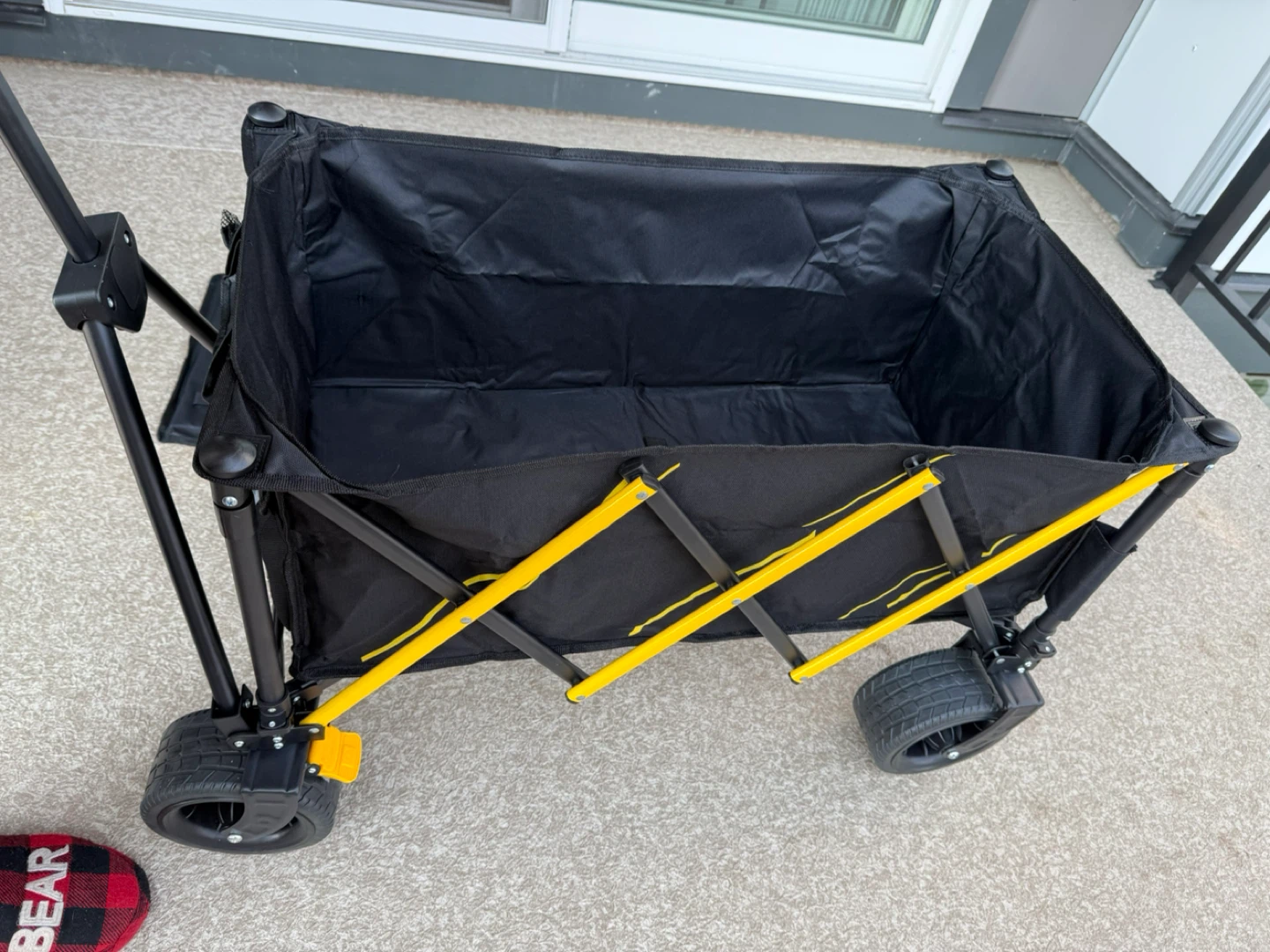 Collapsible Outdoor Utility Wagon - Black 550LB - photo 4