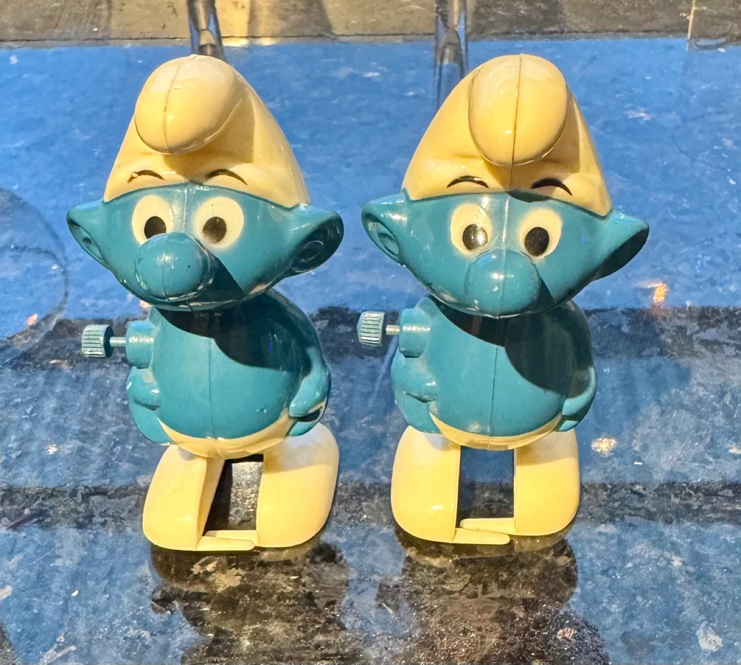 Vintage Smurf Wind-Up Toys - Set of 2 thumbnail