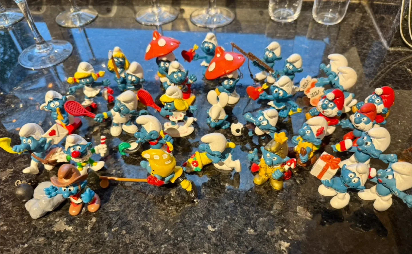 Smurf Figurines Lot thumbnail