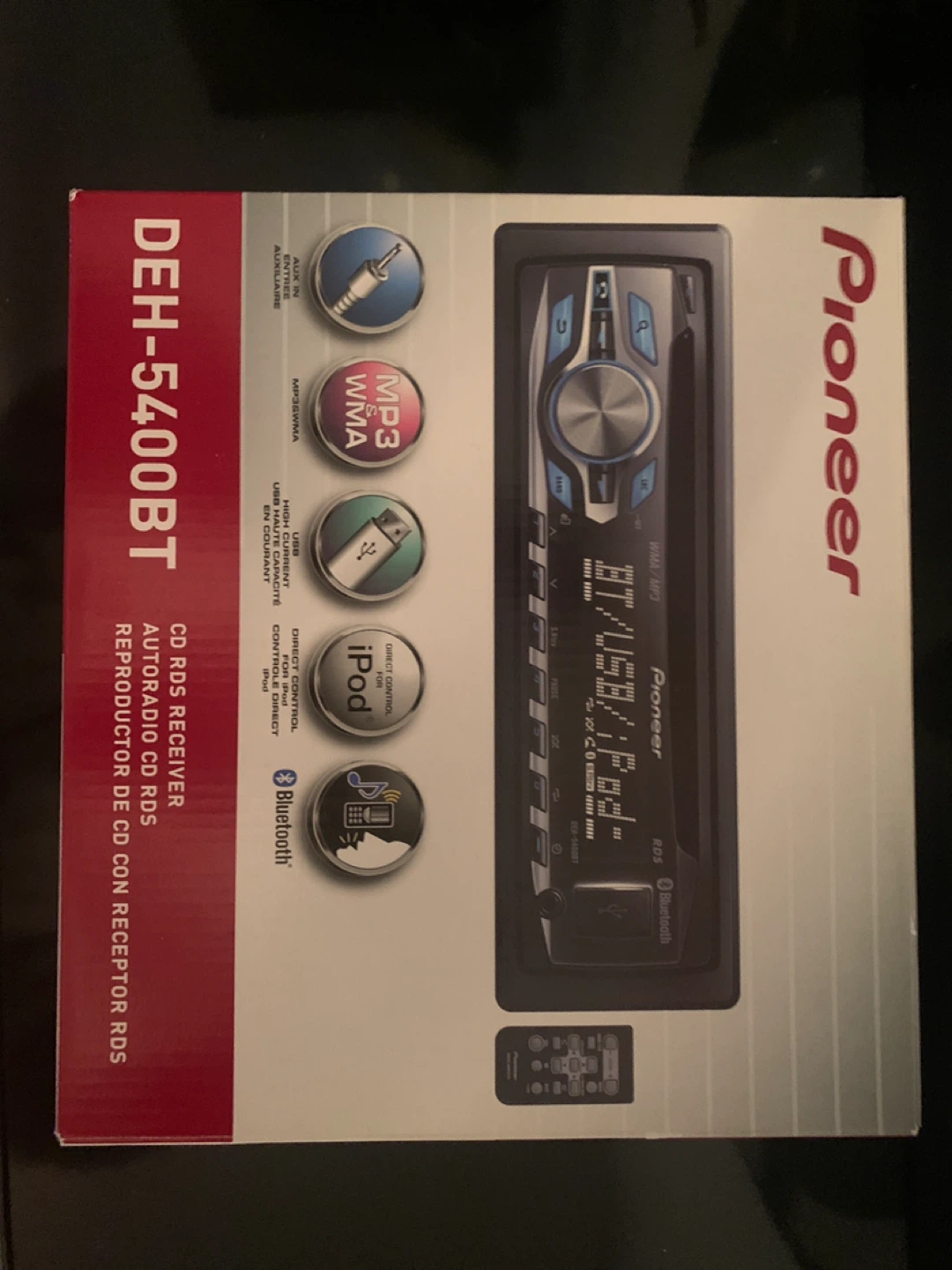 New Pioneer DEH-5400BT CD RDS Receiver