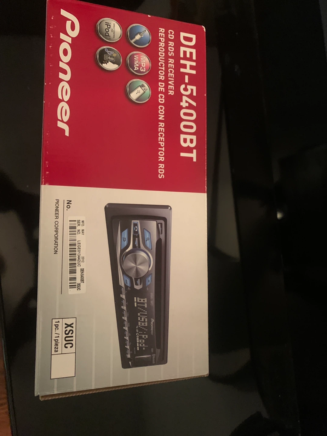 New Pioneer DEH-5400BT CD RDS Receiver - photo 3