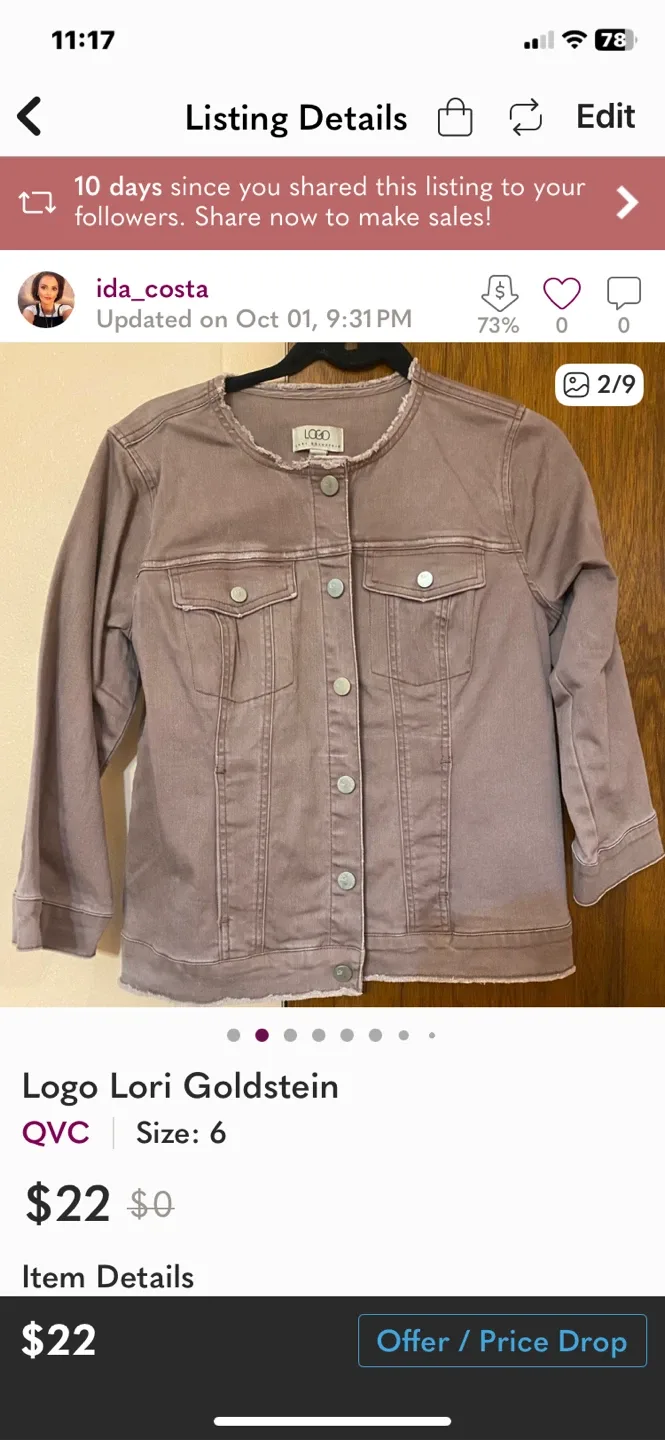 Ladies size 6 blazer thumbnail