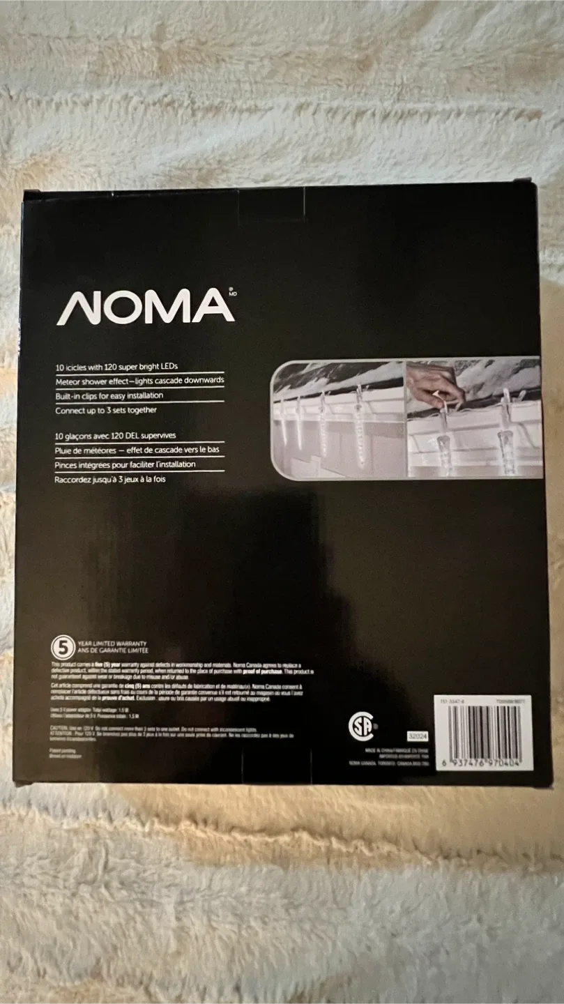 Noma Quick-Clip Cascading Icicles - Brand new image indicator(4)