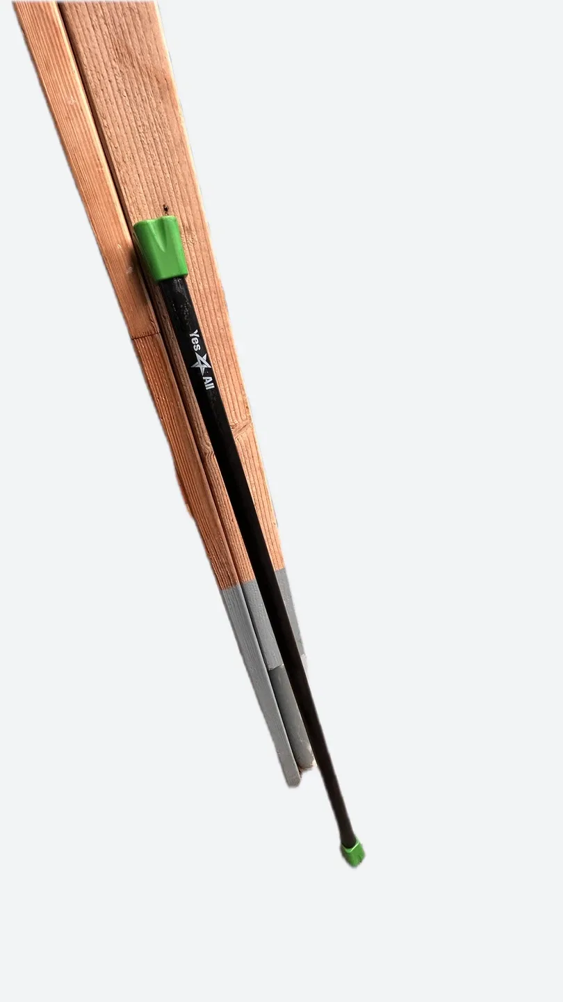 Yes4All 4.5KG Black & Green Fitness Bar image indicator(7)