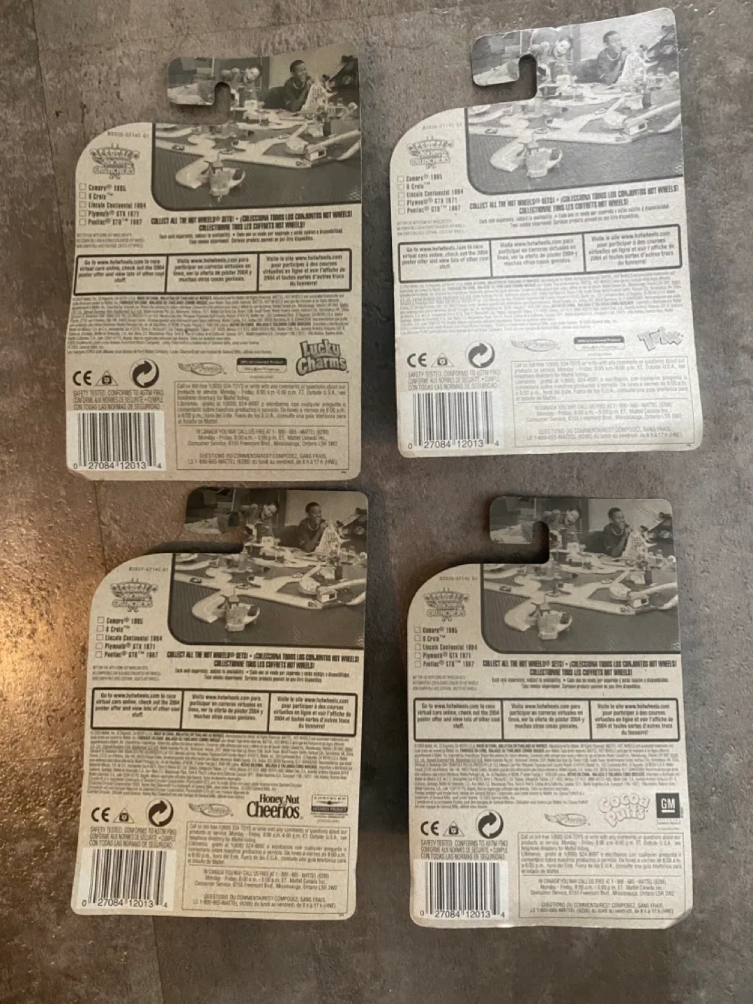 NEW! 4 Hot Wheels 2003 Cereal Crunchers Die-Cast Cars image indicator(6)