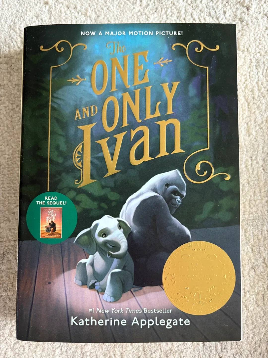 The One and Only Ivan by Katherine Applegate thumbnail