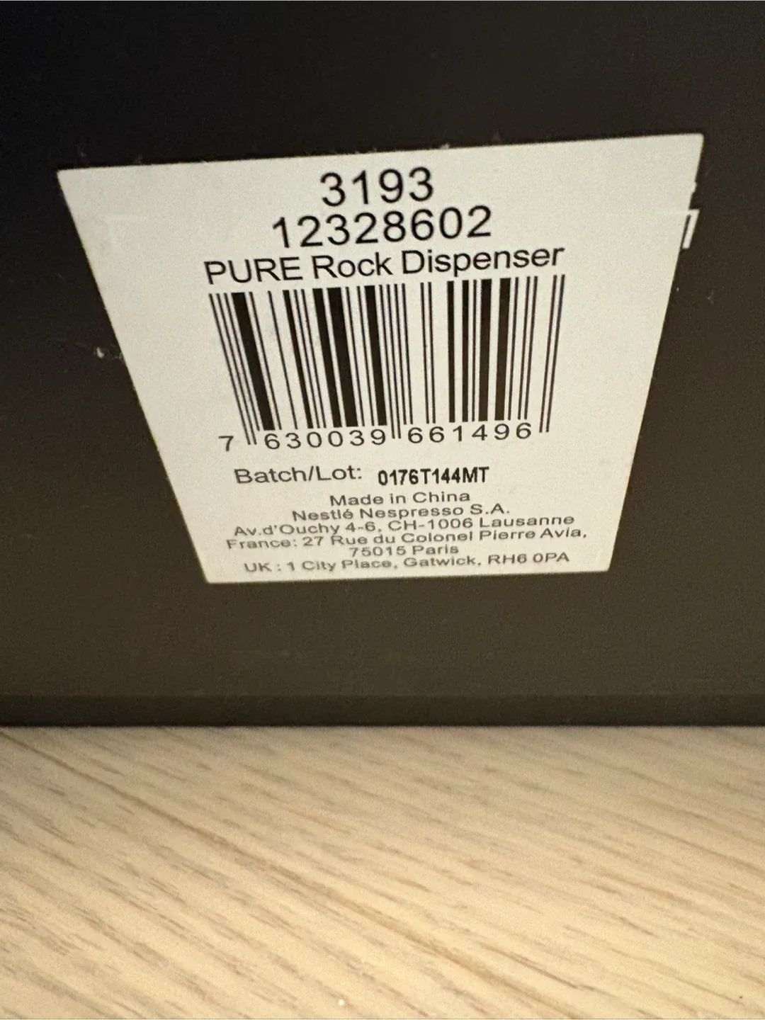 Nespresso PURE Rock Dispenser image indicator(2)