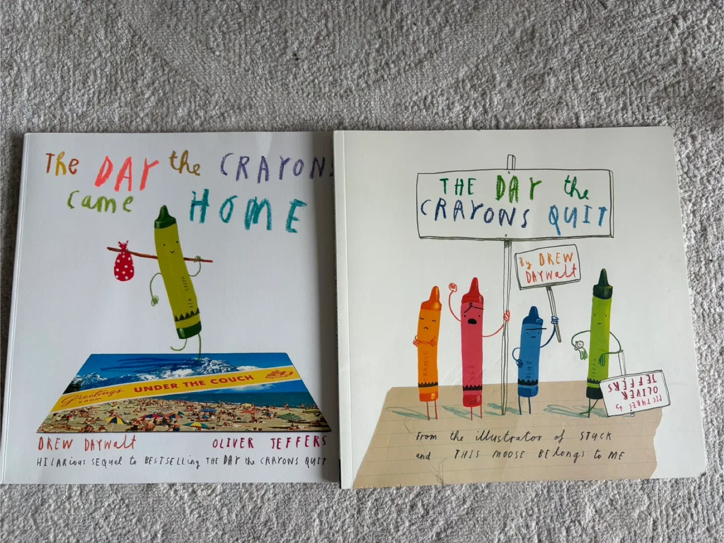 The Day the Crayons Came Home & Quit Books thumbnail