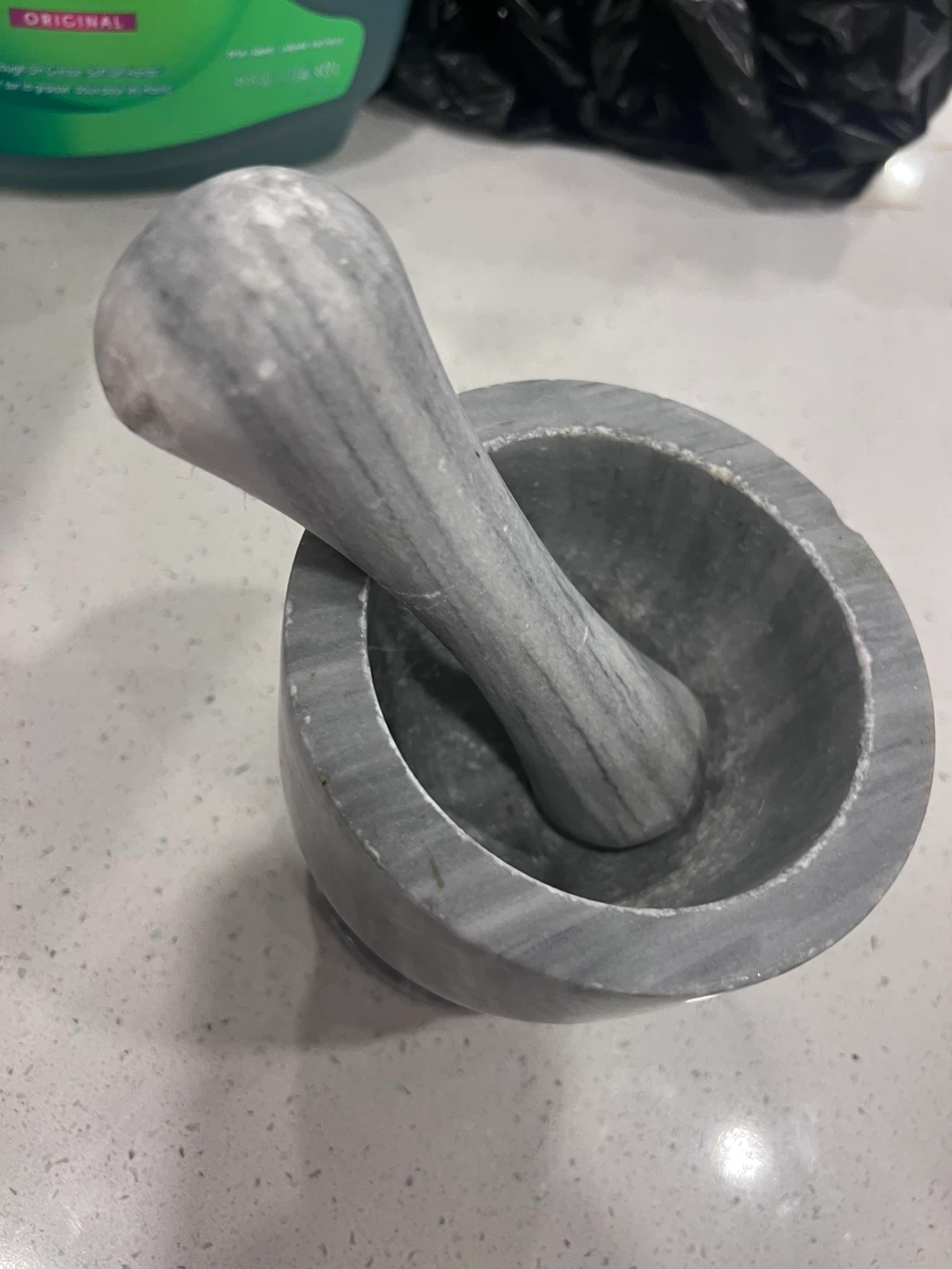 Marble Mortar and Pestle Set - photo 4