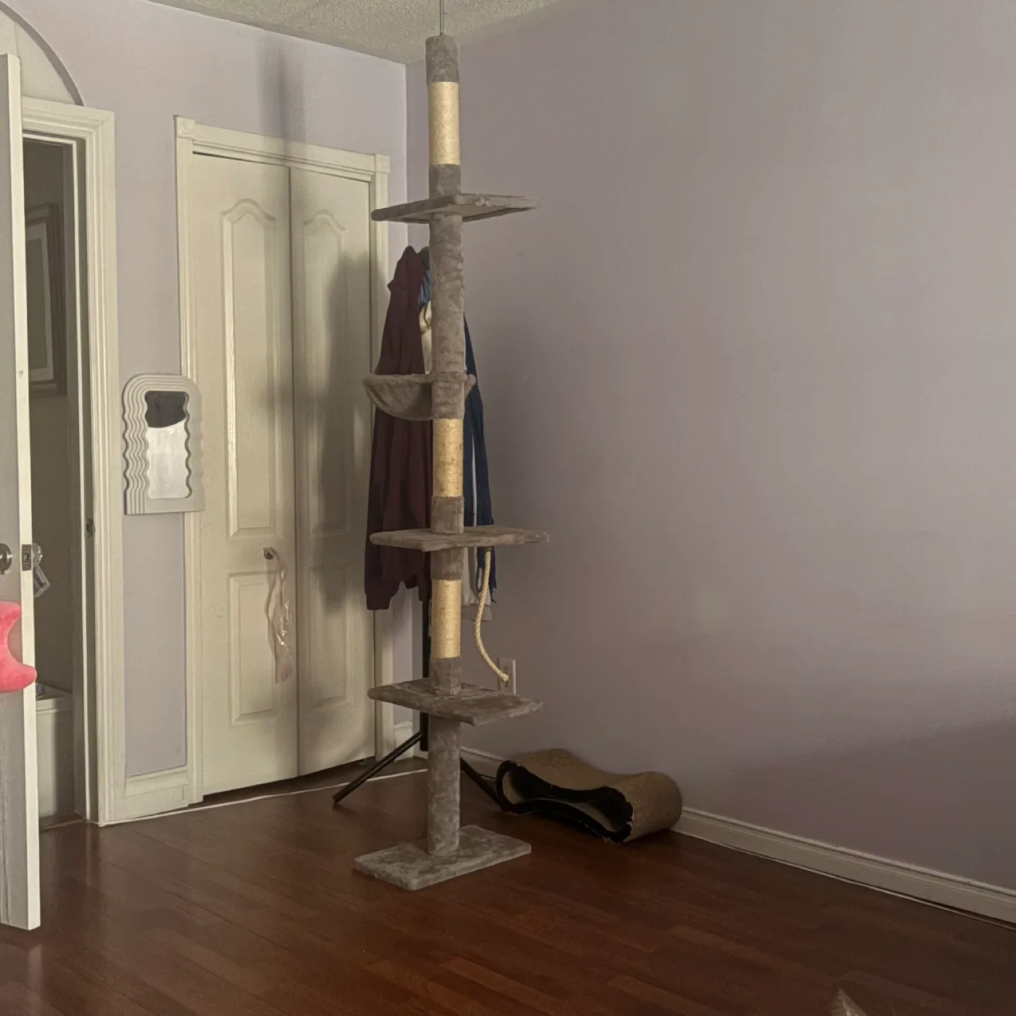 Tall Cat Tree with Scratching Post image indicator(4)